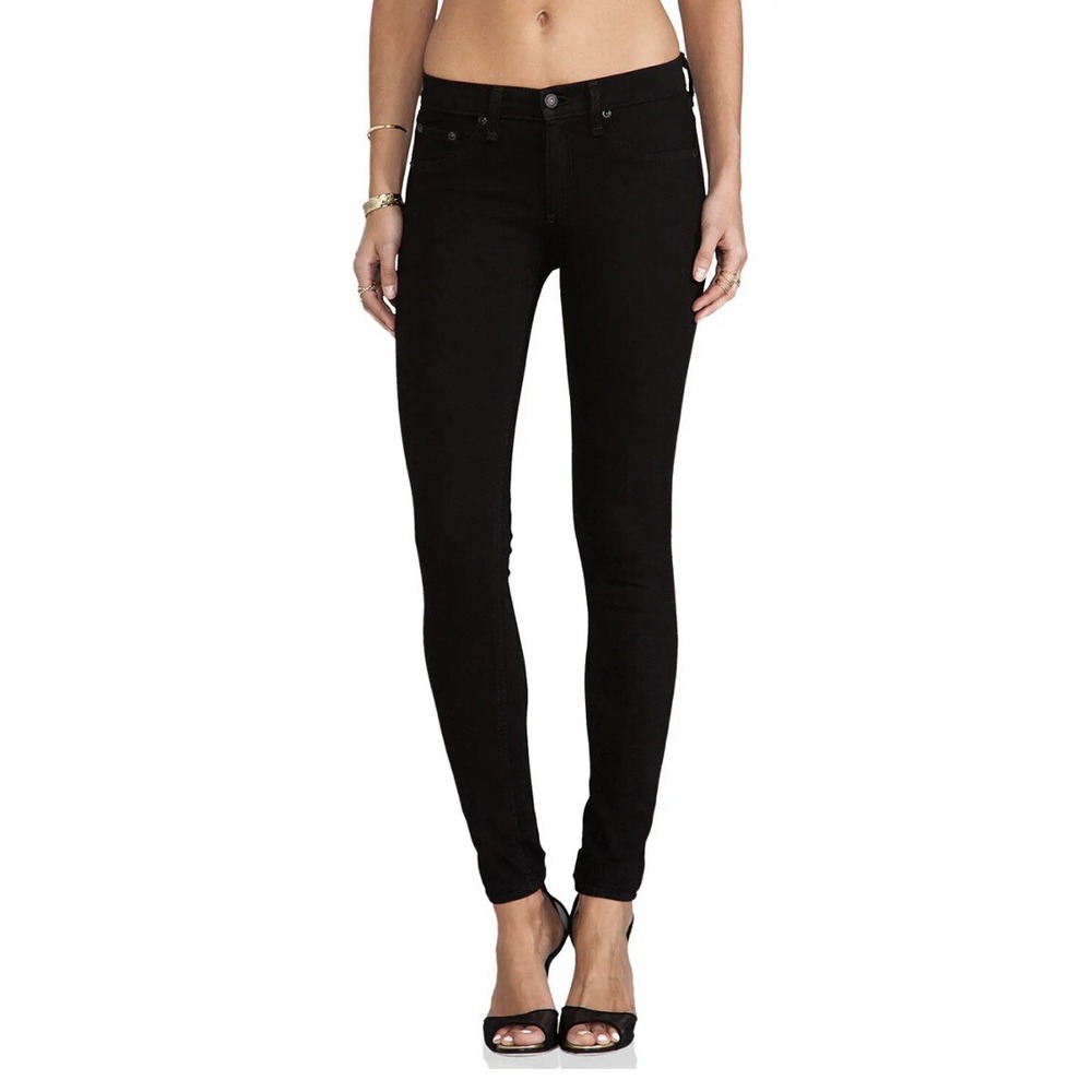 Rag & Bone JEAN The‎ Legging Skinny Jeans Black W1503O026 Size 26